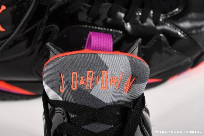 Official Maikesneakers Retro Jordan 7 Air 313358-006 Patent Black 0717